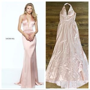 Sherri Hill Size 4 Blush Pink Prom Wedding Dress
